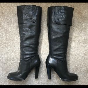 Joan and David leather boots